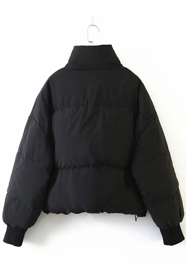 Lune London | Collars Zipper Pocket Thick Warm Cotton Jacket
