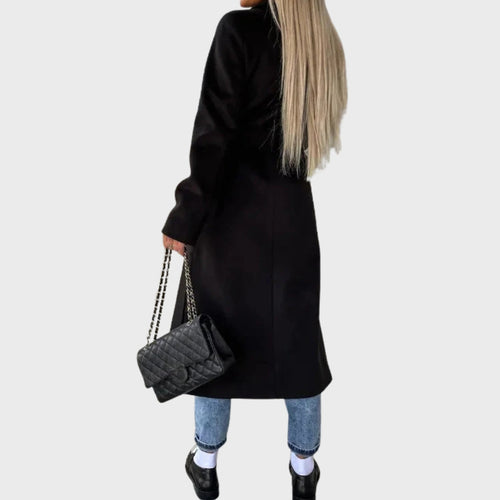 Lune London | Elegant Warmer Longer Double-Breasted Winter Coat