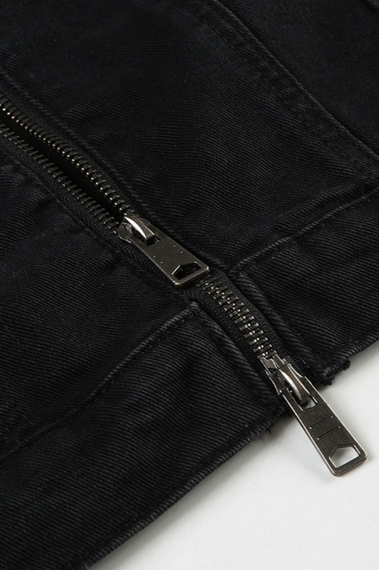 Lune London | Black Denim Trucker Jacket