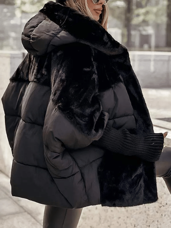 Lune London | Winter Jacket - Relaxed Fit - Quilted Jacket Lined with Fur Details