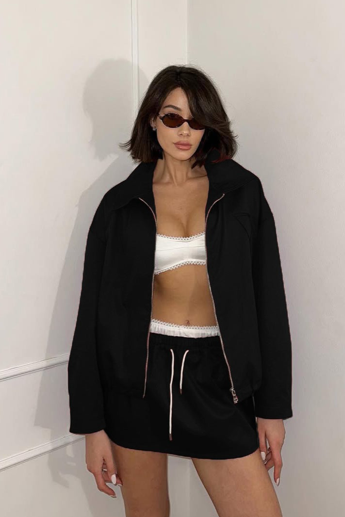 Lune London | Skirt with Street Style Jacket
