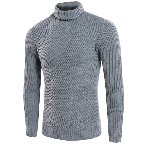 Stylish turtleneck sweater for men with a textured design Lune London