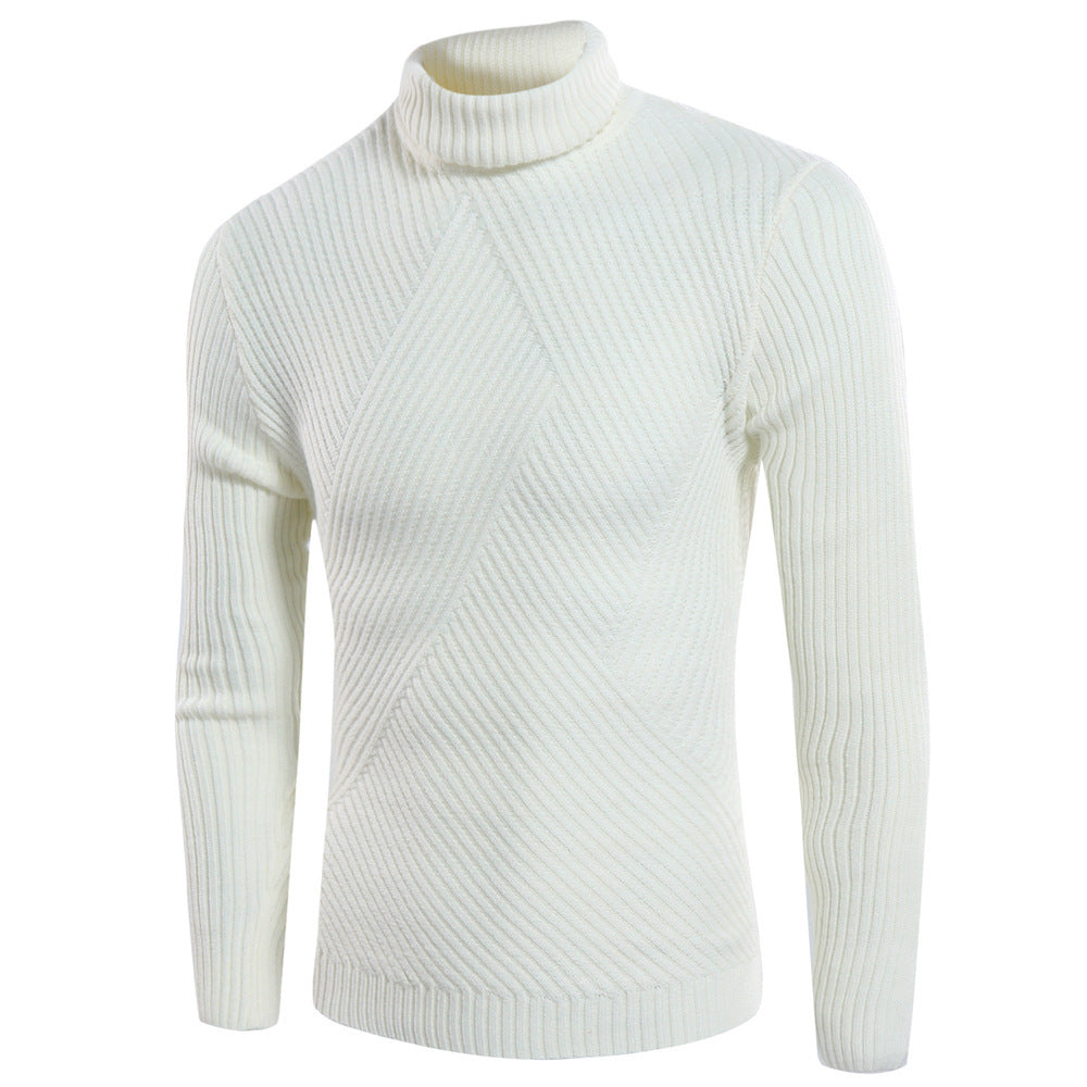 Stylish turtleneck sweater for men with a textured design Lune London