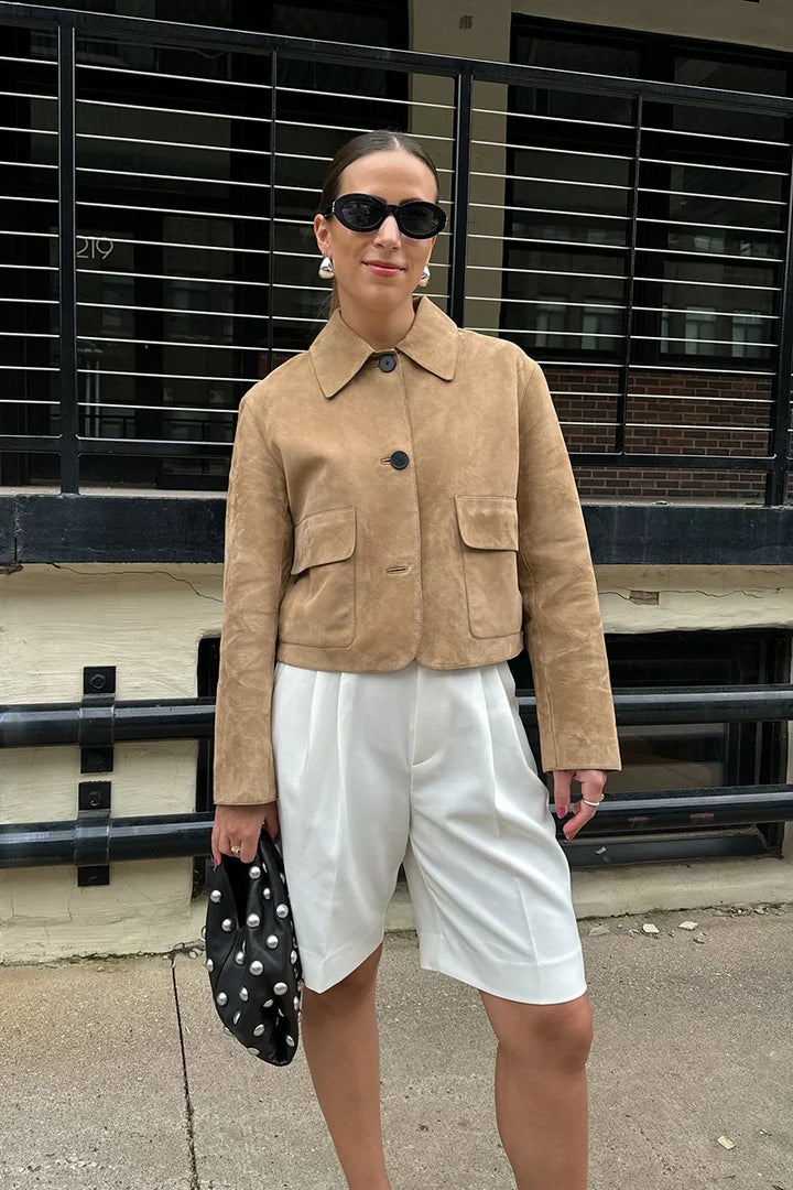 Lune London | Suede jacket with pocket