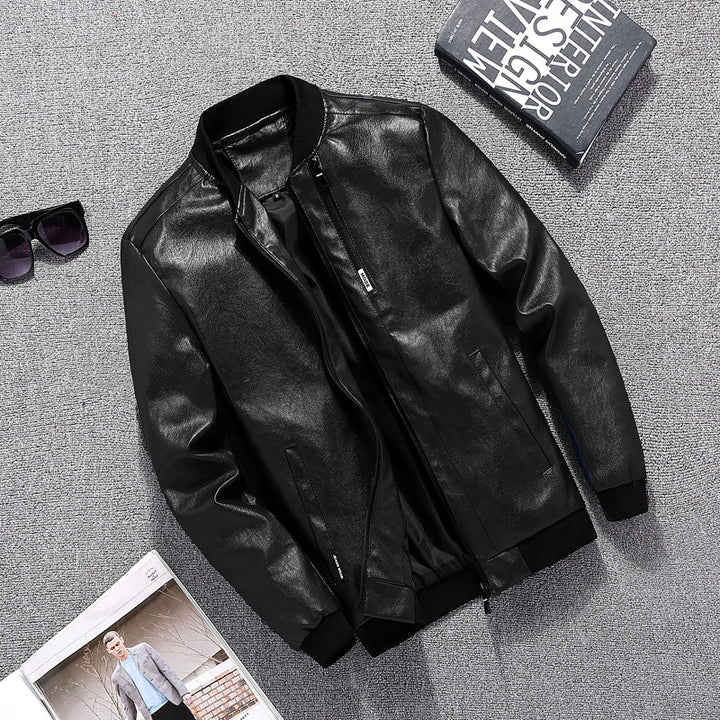 Men's biker jacket with a modern design featuring practical pockets Lune London