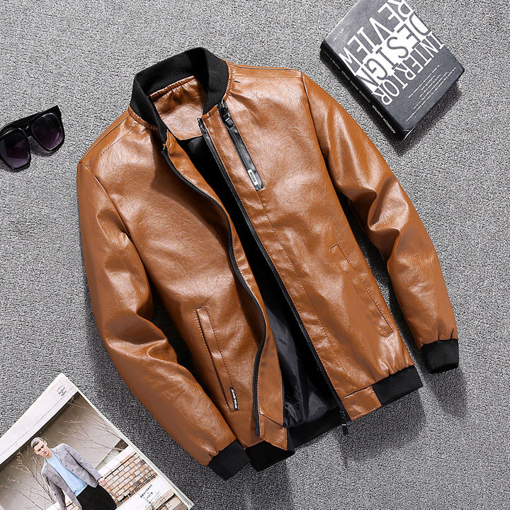 Men's biker jacket with a modern design featuring practical pockets Lune London