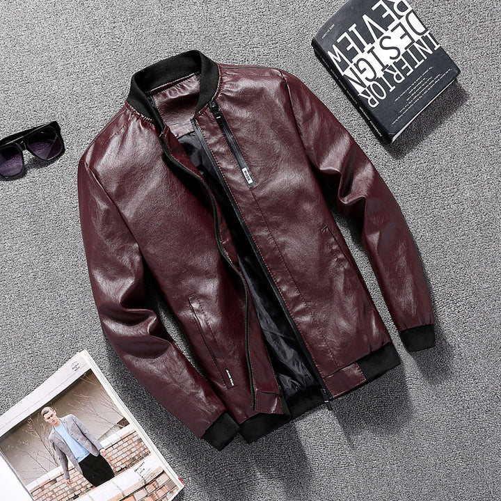 Men's biker jacket with a modern design featuring practical pockets Lune London