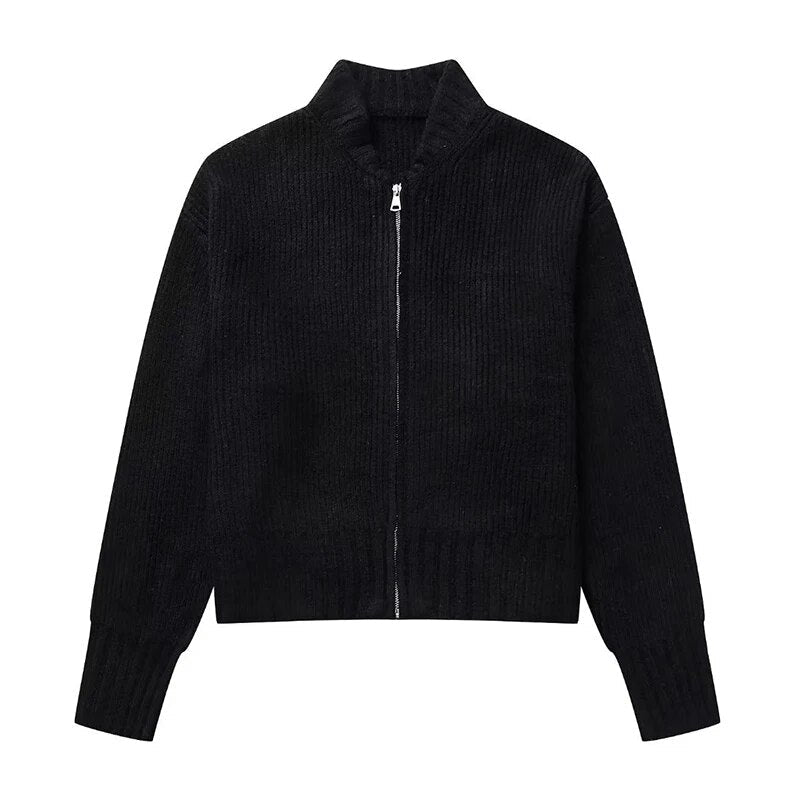 Chic und Stil | Cardigan with zipper