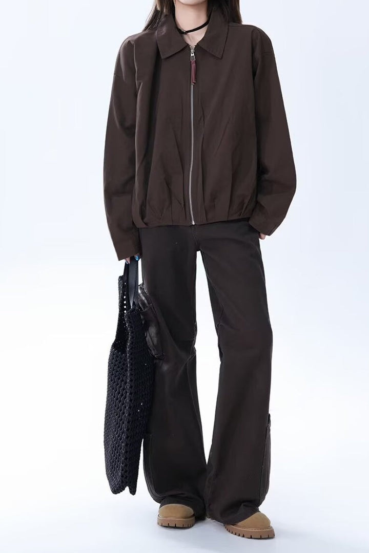 Lune London | Faux Leather Relaxed Jacket