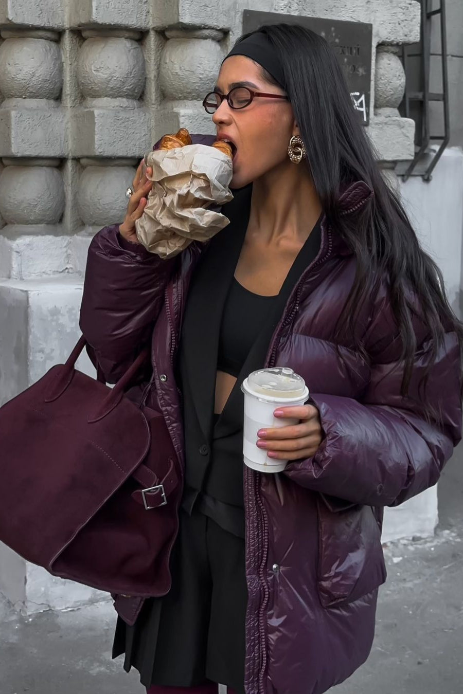 Lune London | Color Padded Hooded Jacket with Zipper