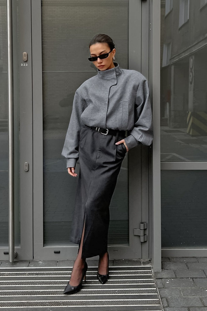 Lune London | Gray Wool Jacket