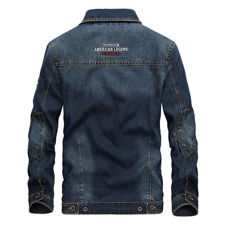 Modern denim jacket for men with functional pockets Lune London