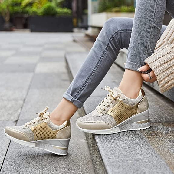 Lune London | High heel sneakers with wedge sole