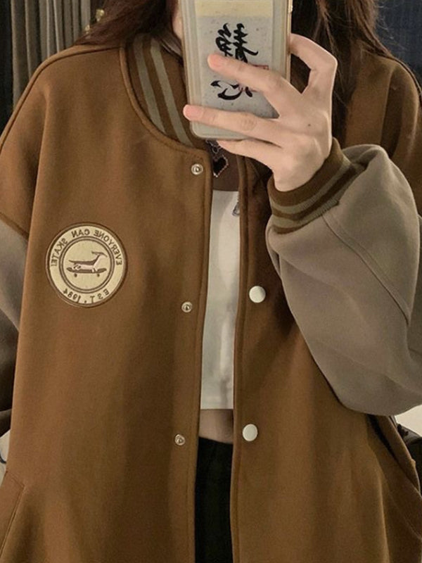 Lune London | Contrast color Loose Casual Jacket