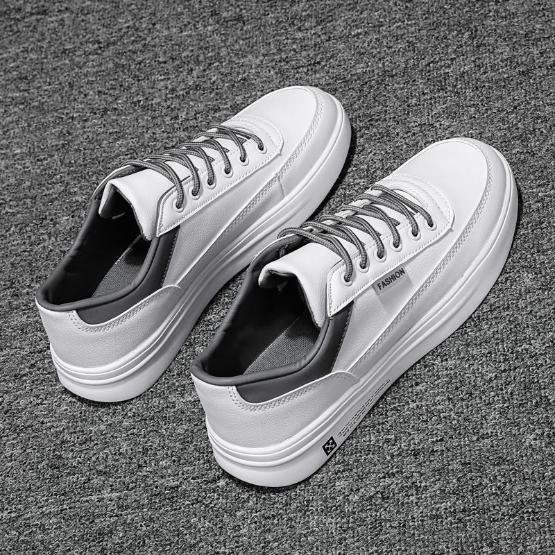 Lune London | Flat White Casual Shoes Made Of Rubber