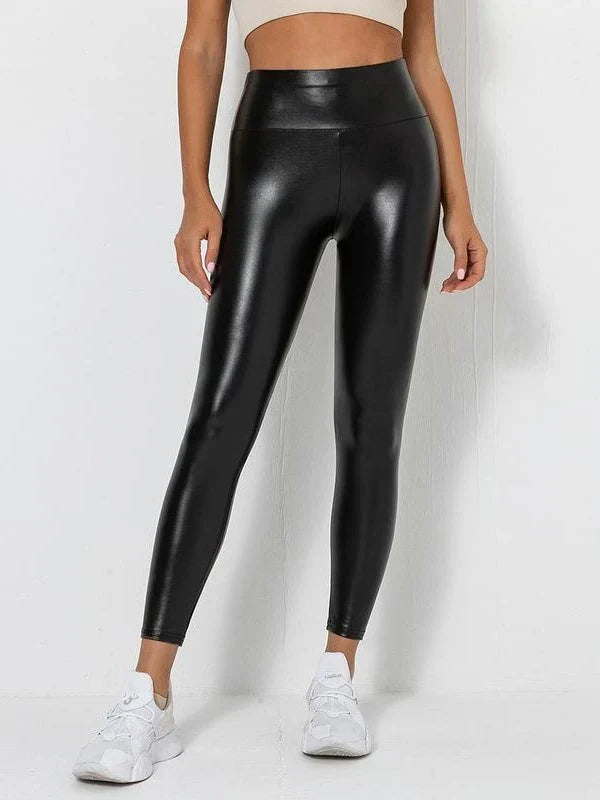 Lune London | High Waisted Leggings Made Of Semi