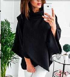 Cozy oversized pullover for women with high collar Lune London