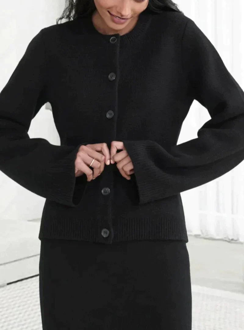 Lune London | Cardigan - Wool blend - Regular fit - Button closure - With front pockets