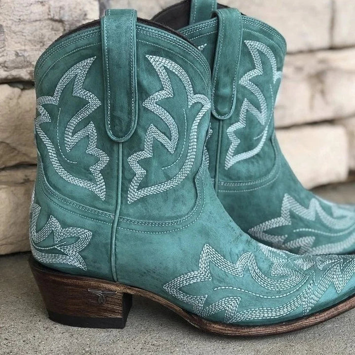 Lune London | Embroidered Cowboy Boots Made Of Leather