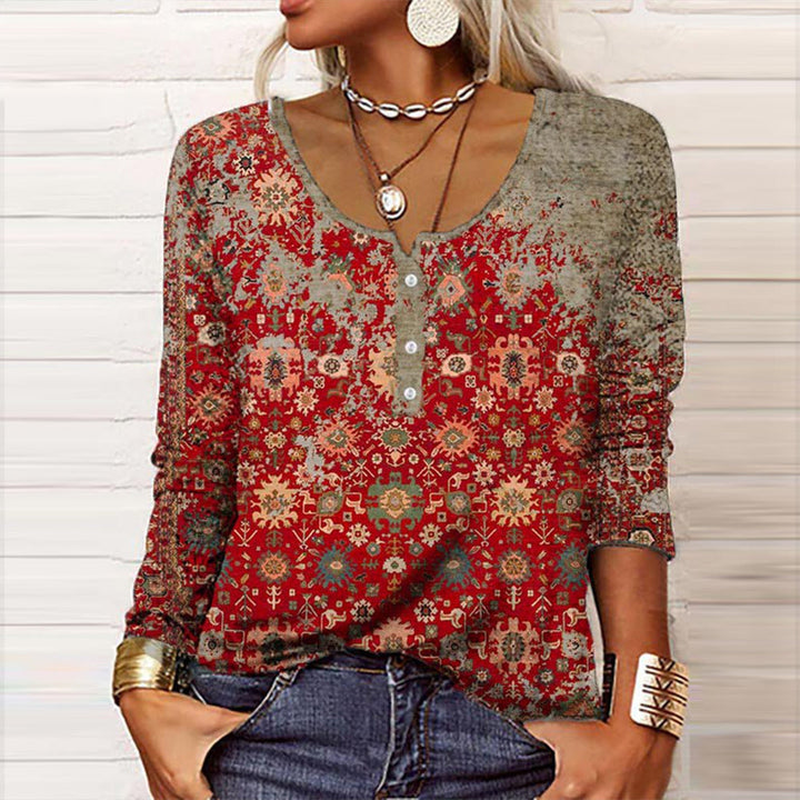 Lune London | Elegant Pullover with Aztec Pattern