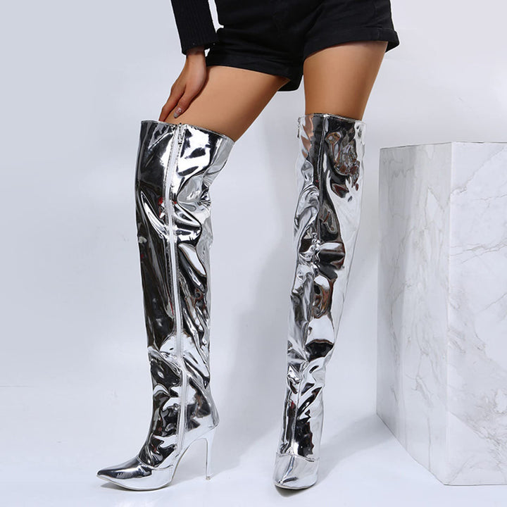 Lune London | Shimmering and Chic High Heel Boots