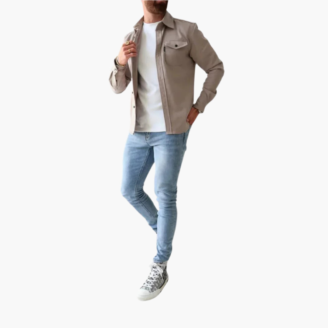 Lune London | Overshirt Jacket - Modern Button-up Shirt for Leisure and Business