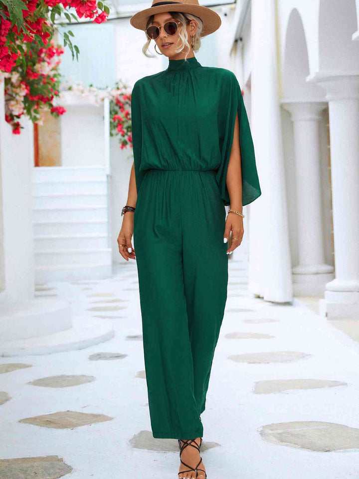 Lune London | Overall with Stand-Up Collar and Slit Sleeves and Tie Back