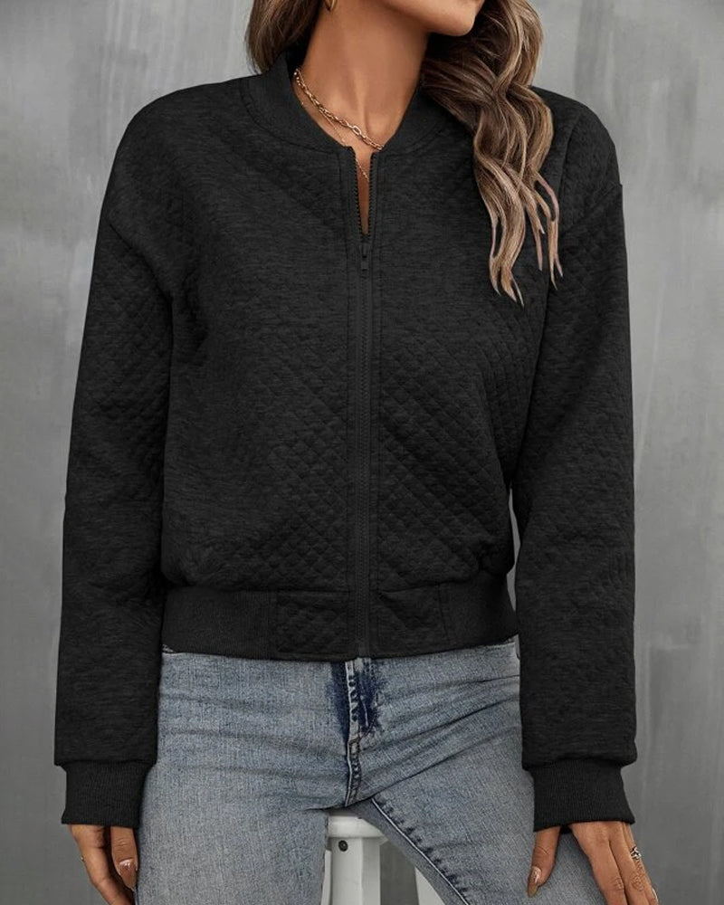 Lune London | Trendy Quilted Bomber Jacket for Women