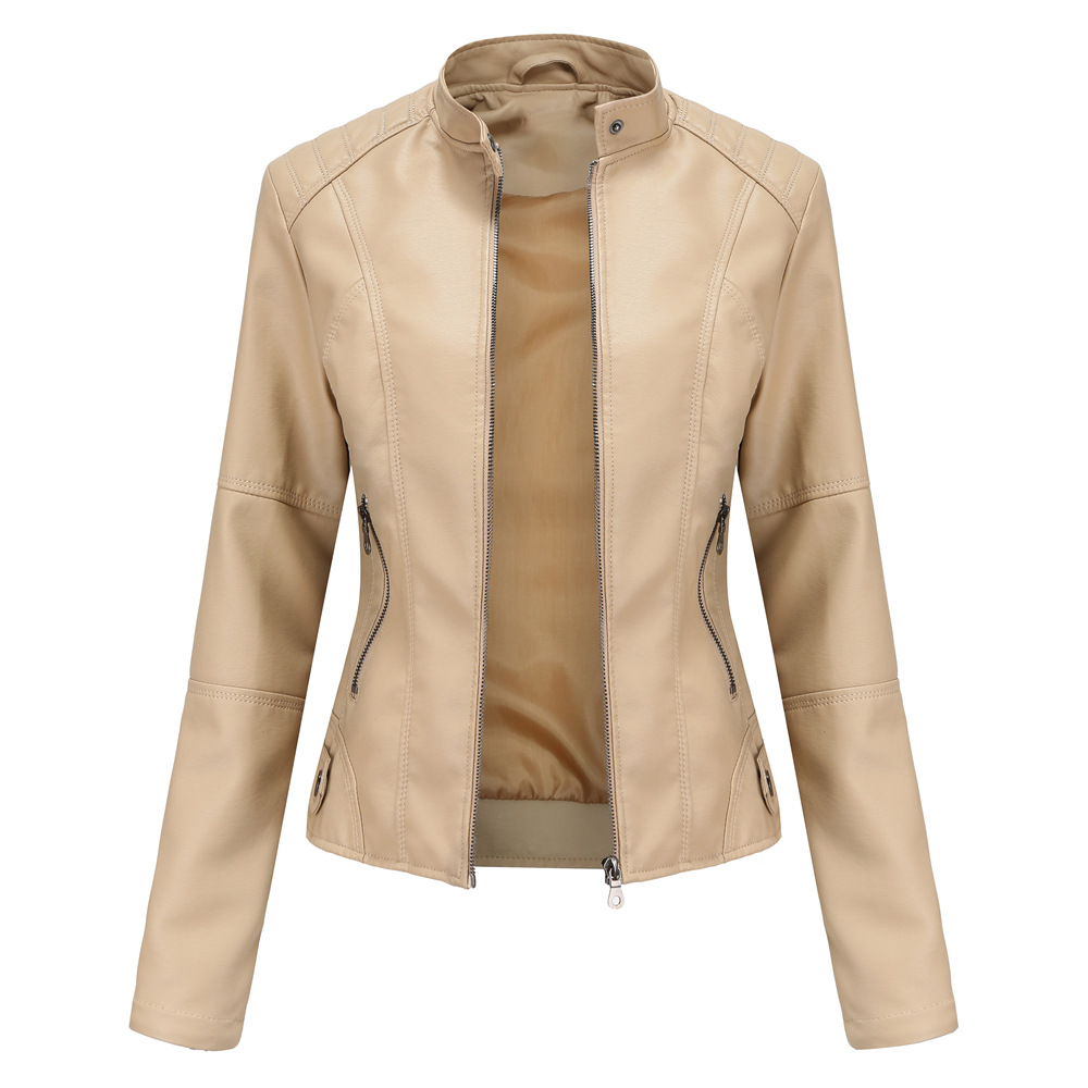 Chic und Stil | Women's Leather Motorcycle Jacket - Style Meets Adventure