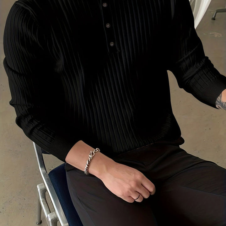 Lune London | Jersey coat for men with great elasticity and button closure