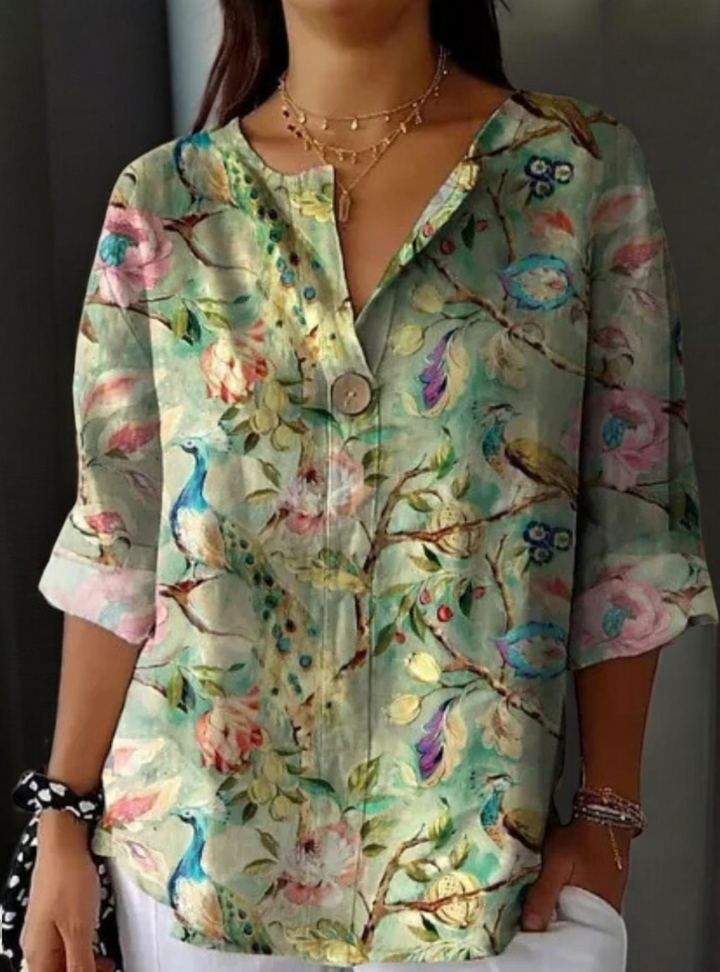 Lune London | Elegant Flower Blouse