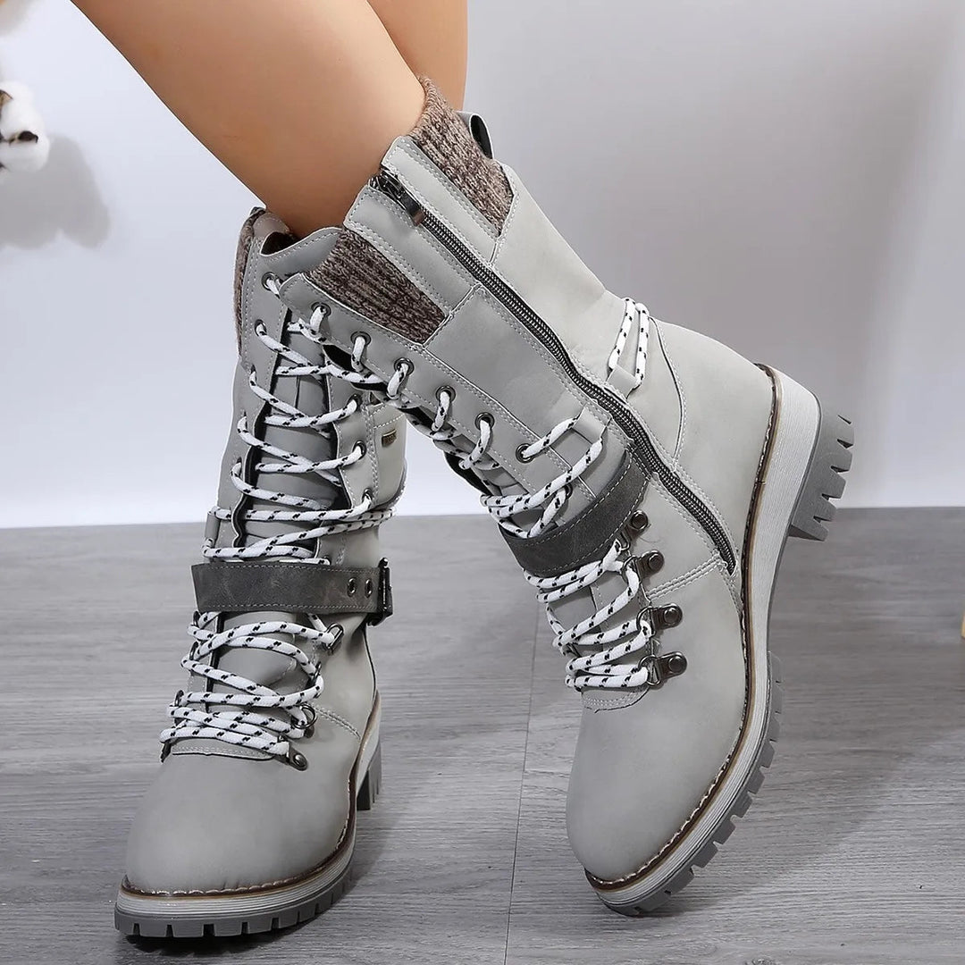 Chic Und Stil | Warm Cotton High Snow Boots