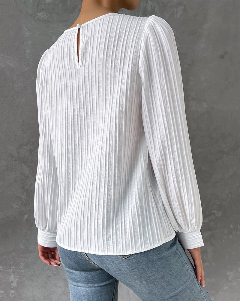 Lune London | Elegant shirt with round collar