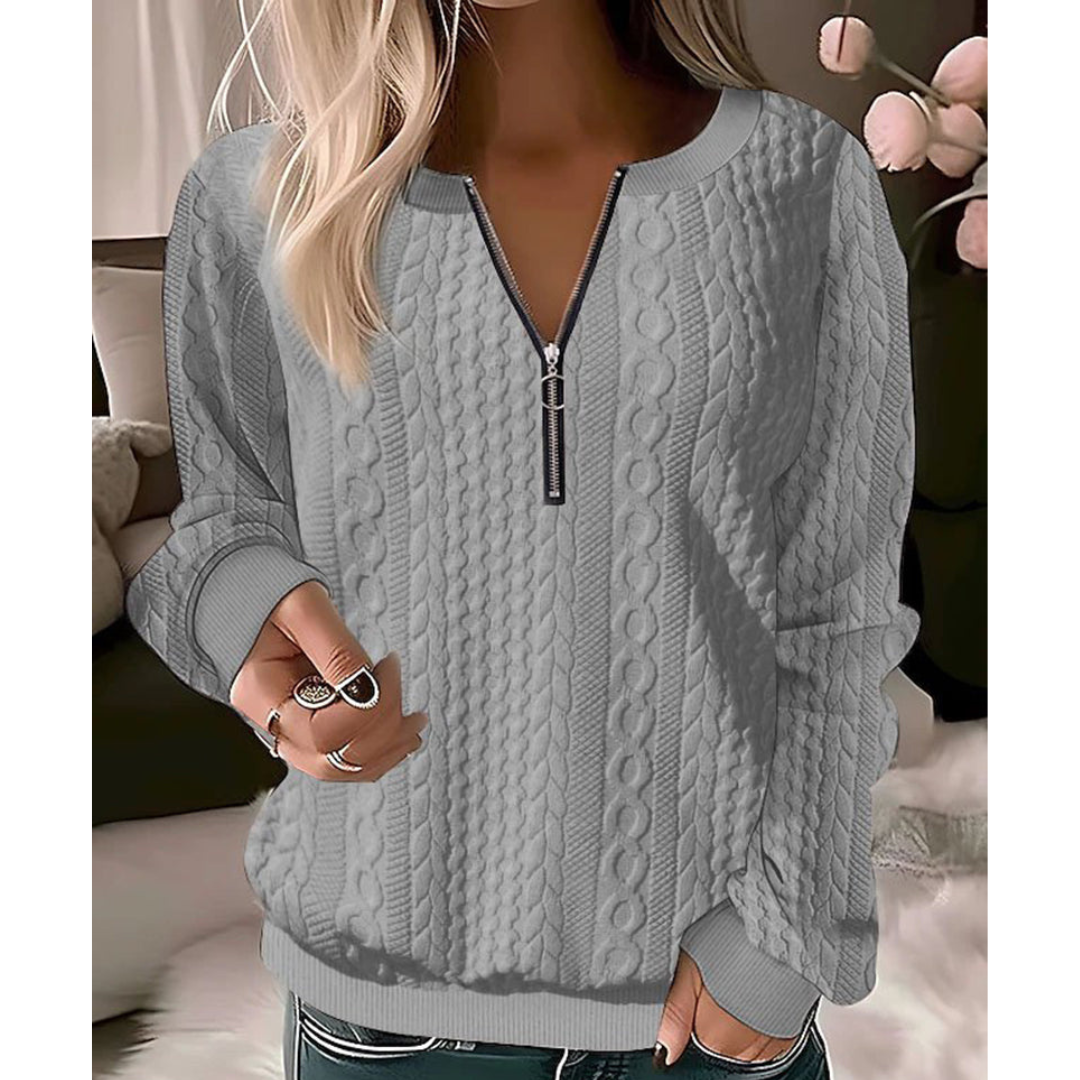 Lune London | Elegant V neck sweater for women