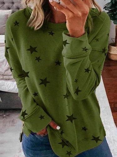Lune London | Warmer Star Print Round Neck Sweater Ideal for Winter