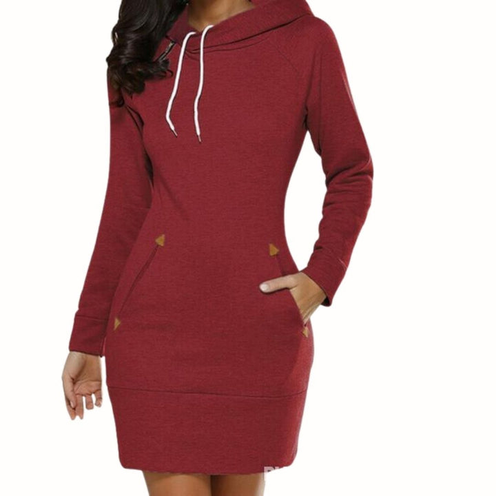 Lune London | Casual hoodie sweatshirt dress with pockets