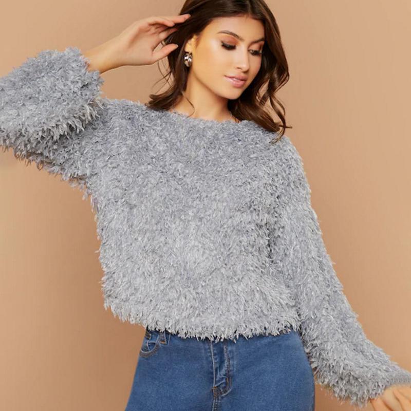 Lune London | Plush round neck sweater