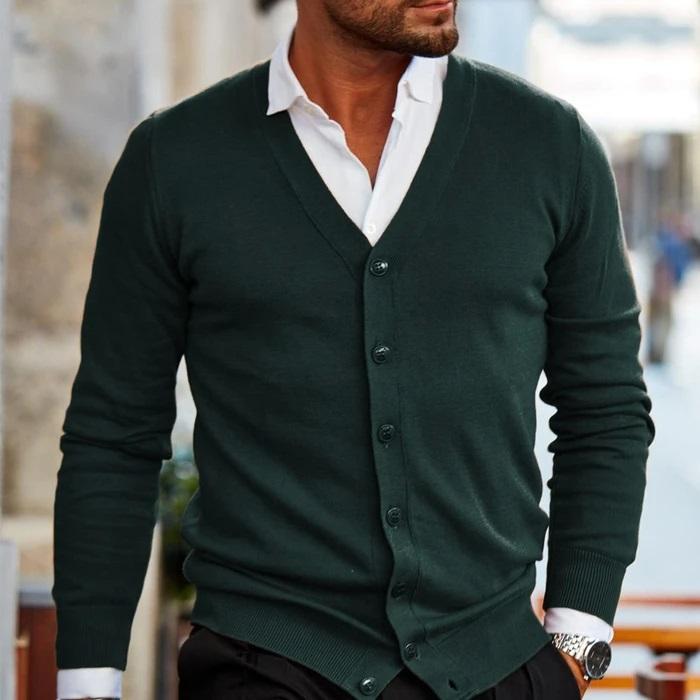 Jacket - Casual cardigan for men