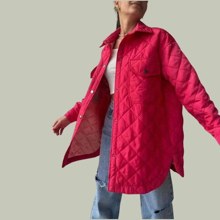 Lune London | Padded Jacket - Elegant - Button Closure, Spacious Pockets - Ideal for Autumn