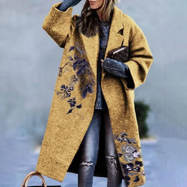 Lune London | Elegant Coat with Floral Pattern