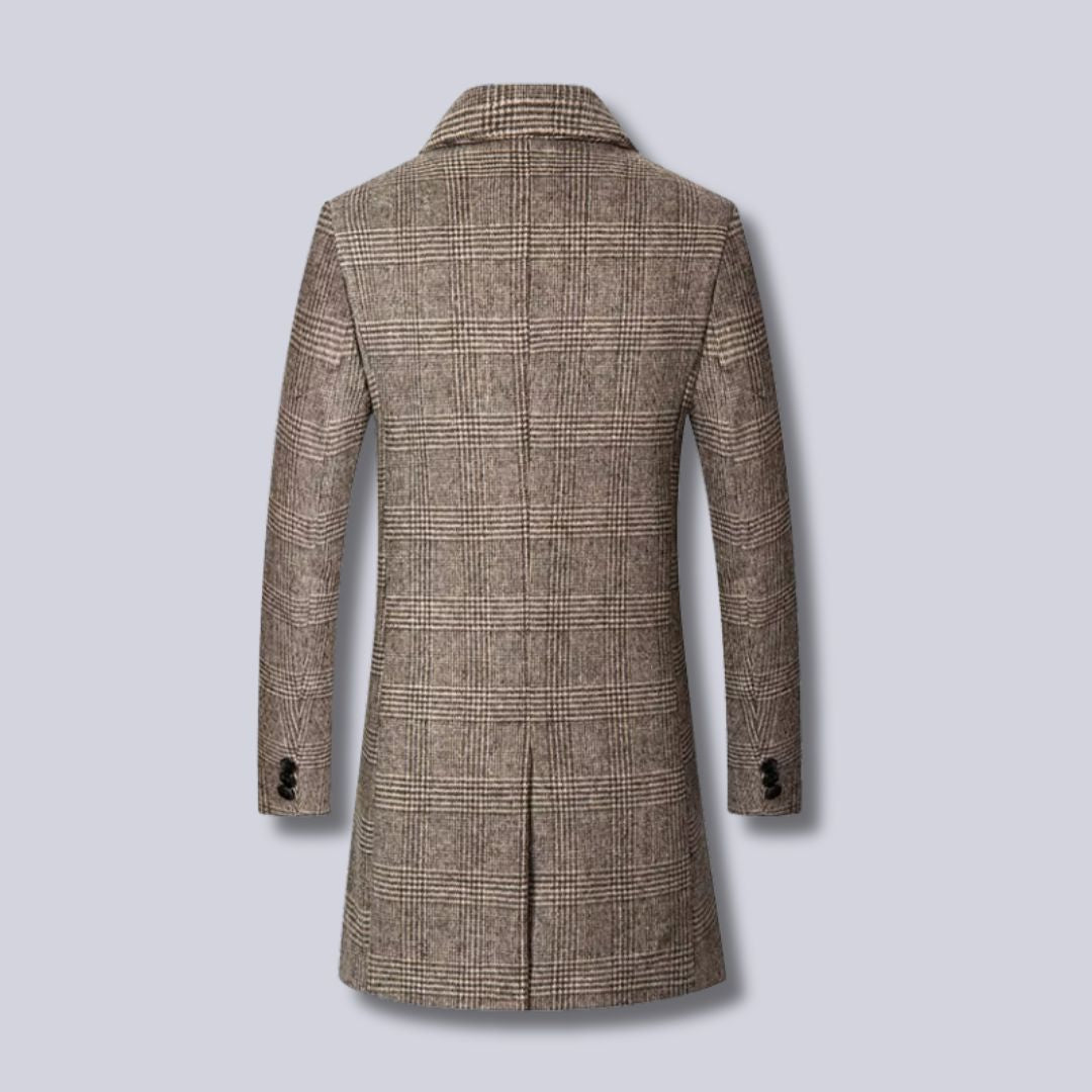 Lune London | Checked Wool Trench Coat