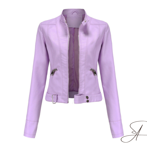 Lune London | Leather jacket - Modern design with zipper and pockets - Comfortable fit - Sydney