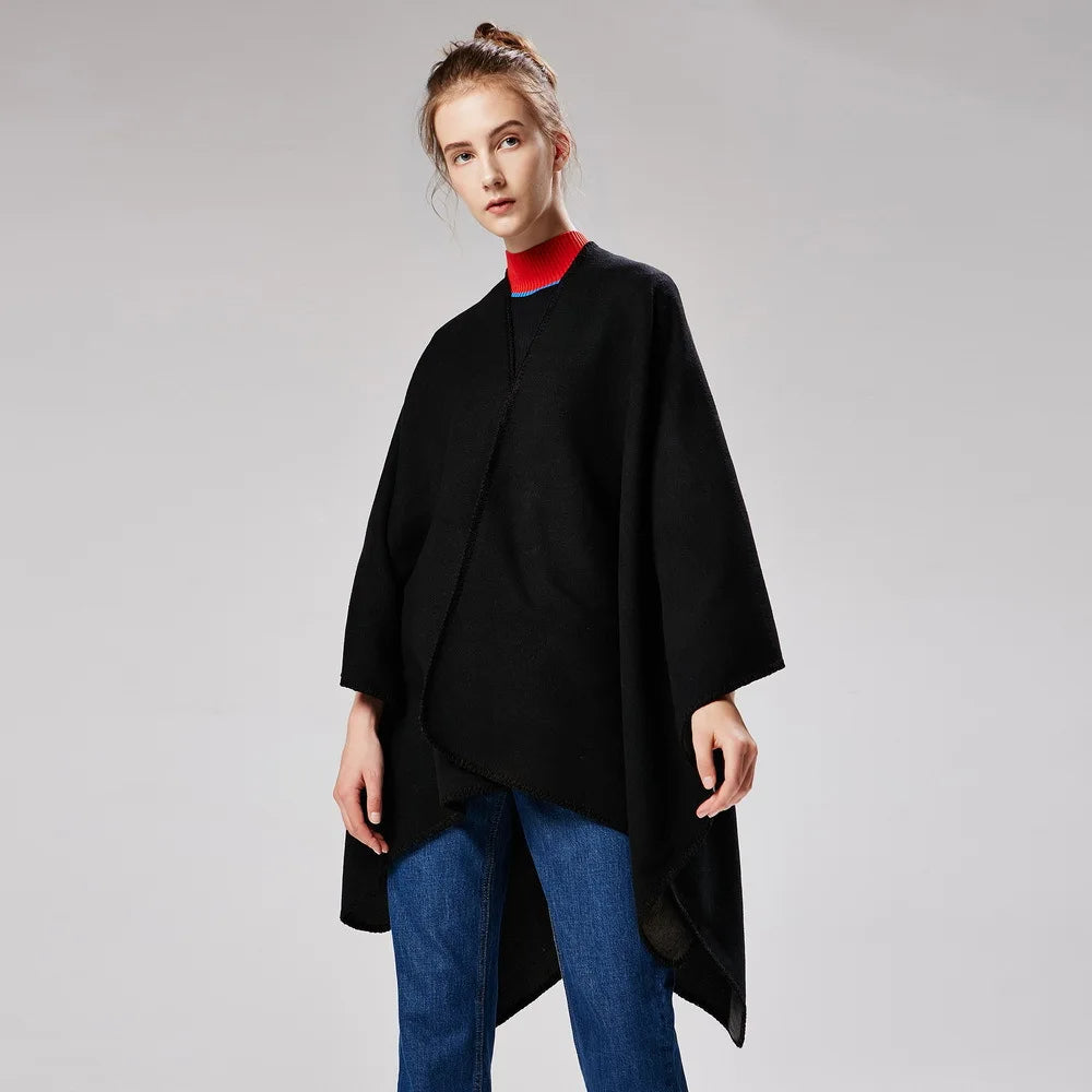 Lune London | Warmer Poncho with Flowing Cut