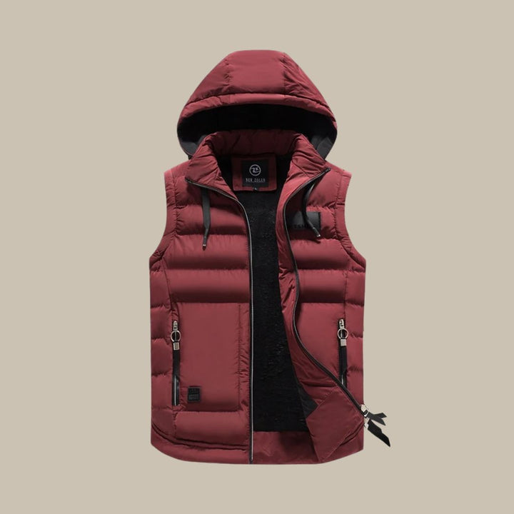 Lune London | Stylish Warm Hooded Vest for Men