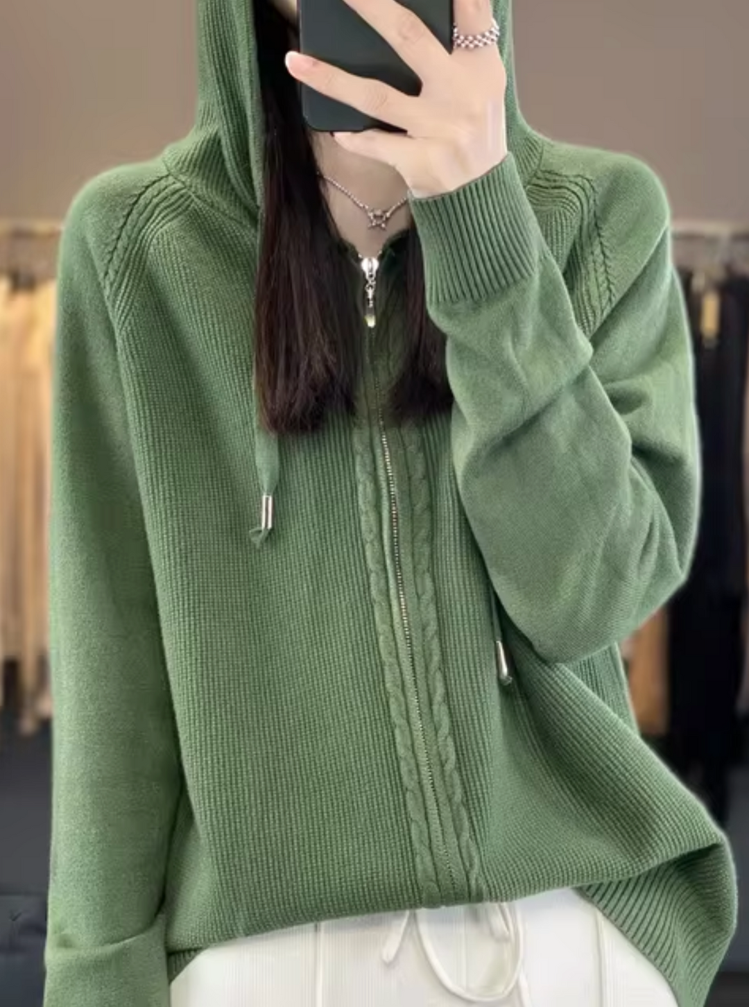 Chic und Stil | Hooded cardigan