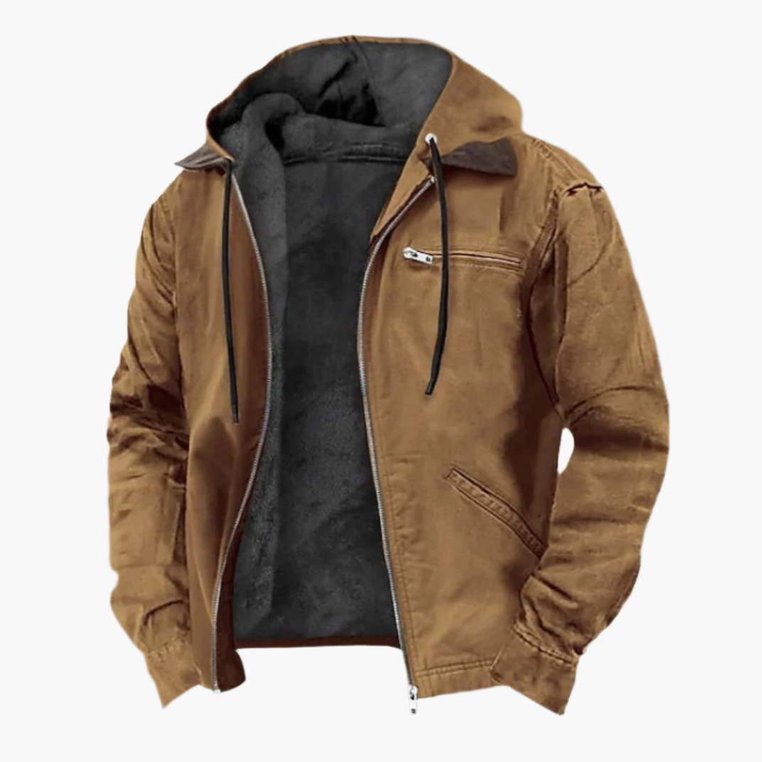 Lune London | Leisure jacket with hood and zipper - Urban Streetwear transition jacket