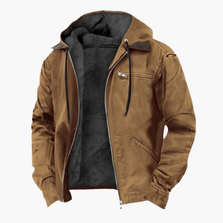 Lune London | Leisure jacket with hood and zipper - Urban Streetwear transition jacket