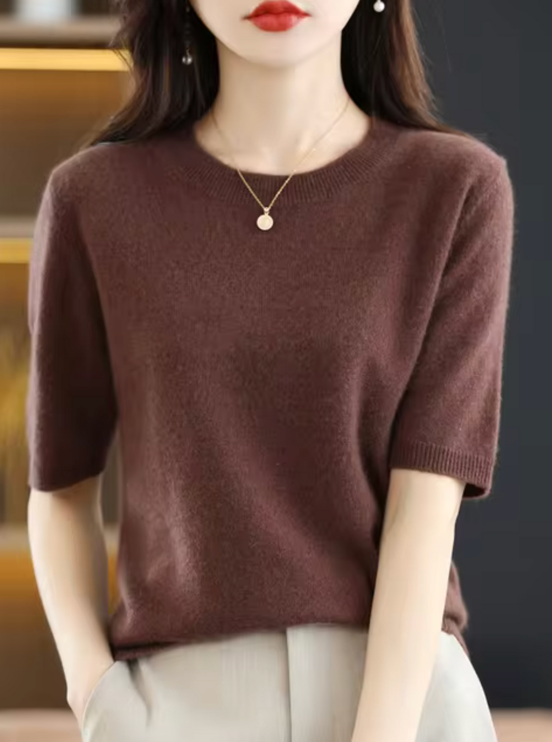 Lune London | Short-Sleeved Wool Sweater
