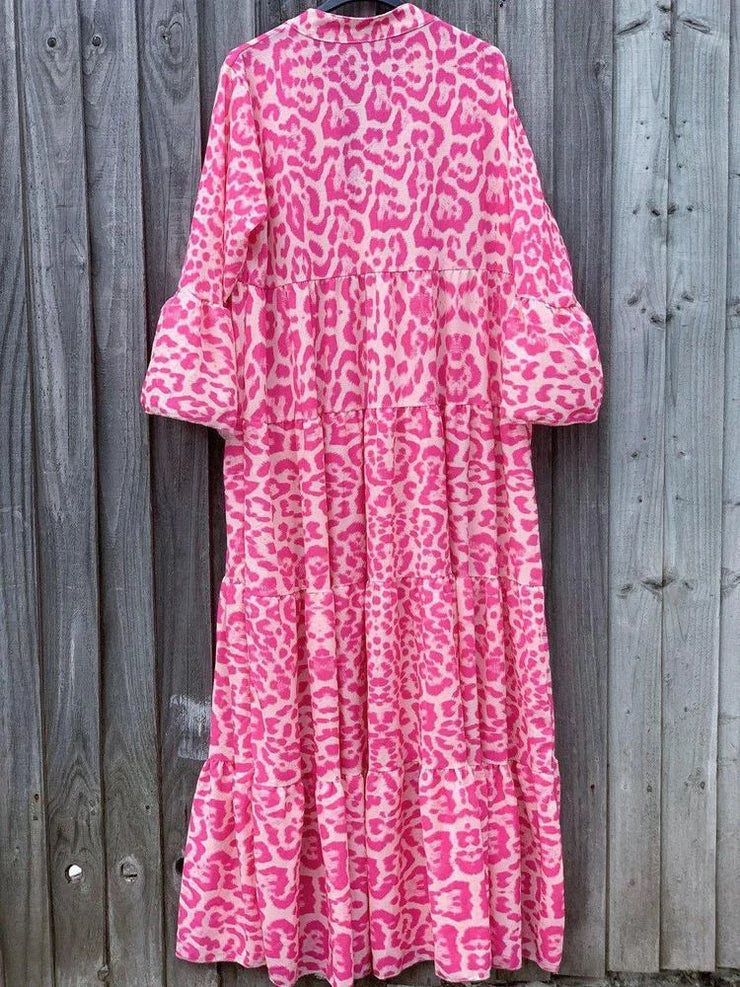 Lune London | Stylish summer dress with leopard pattern