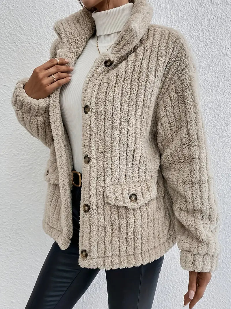Lune London | Reversible velvet button cardigan